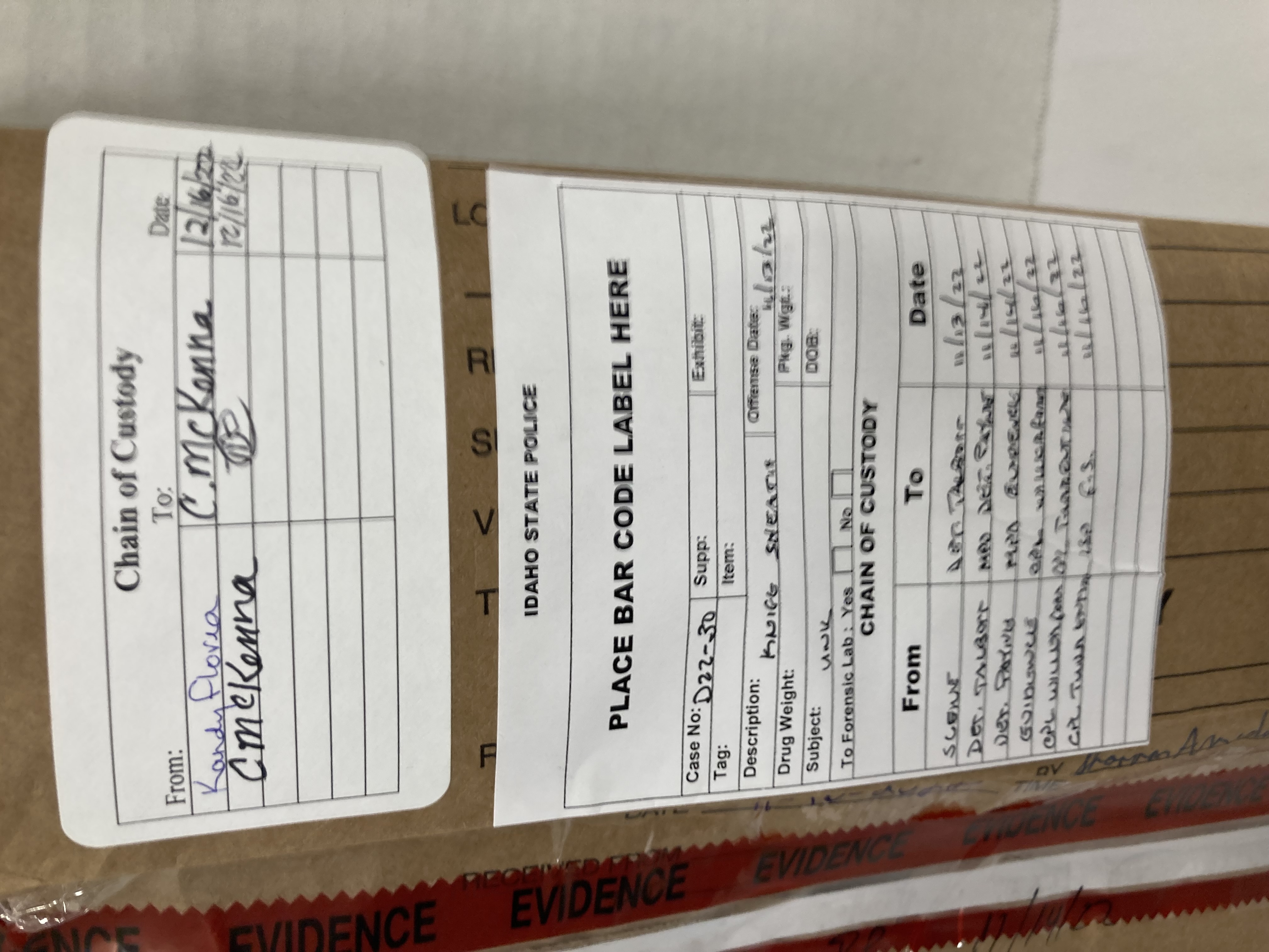 22M-1810 Shipping Envelope — View C