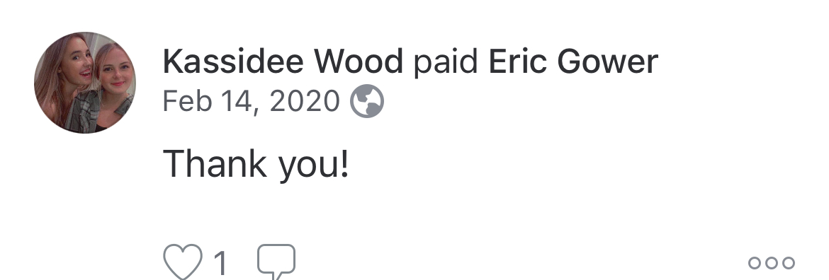 Eric Uber Transaction #2