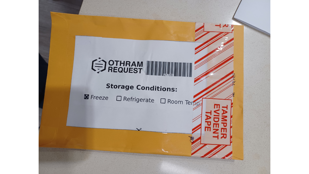 Sheath Sample Envelope
